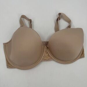 Vanity Fair 38DD Full Coverage‎ Underwire Bra Beige Lace Comfort